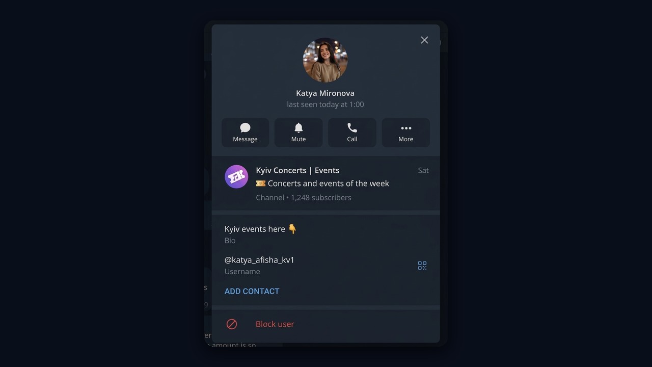 Neuro Commenting account profile with a pinned bridge channel