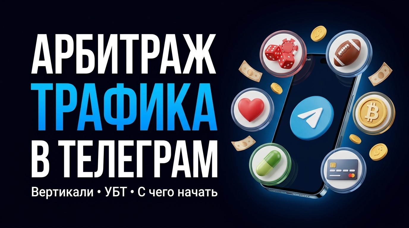 Арбитраж трафика в Телеграм: что это, вертикали и с чего начать в 2026