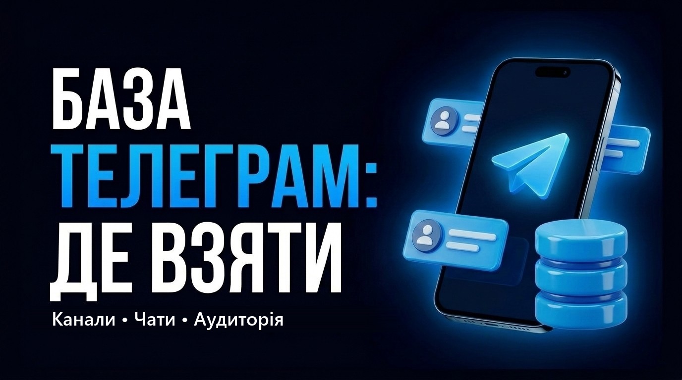 База телеграм: де взяти базу каналів, чатів та аудиторії