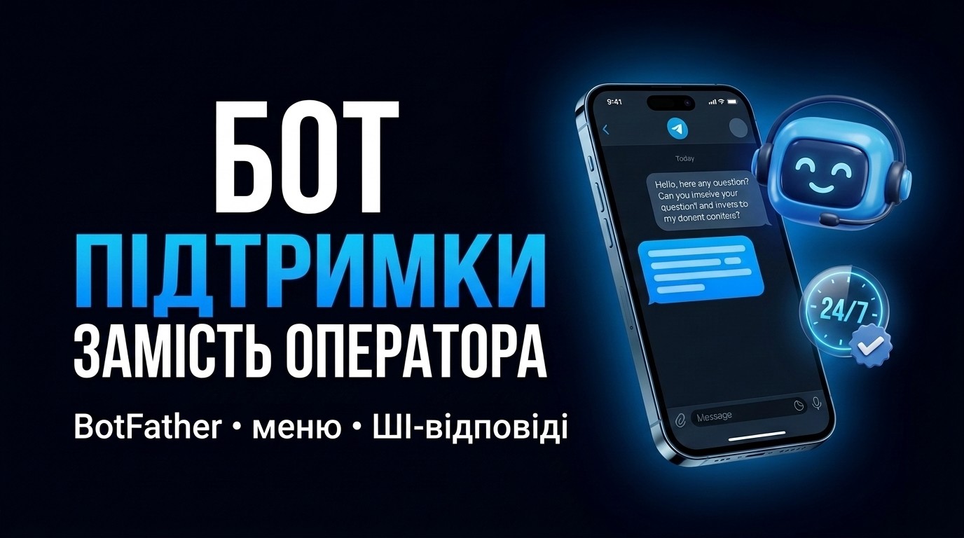 Бот підтримки телеграм: як зробити та чим замінити живого оператора