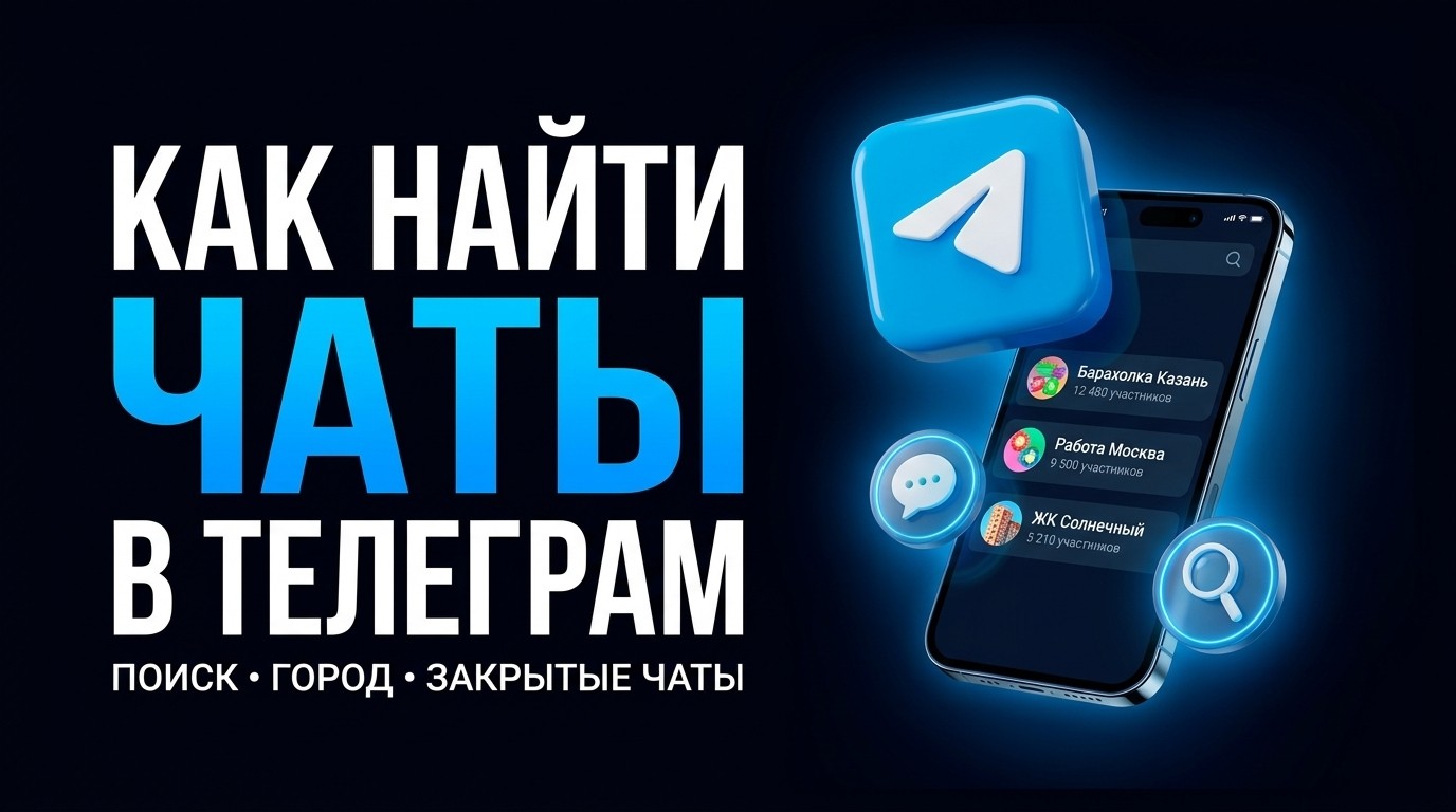 Чаты в ТГ: как найти нужные группы в Телеграм и вступить в них