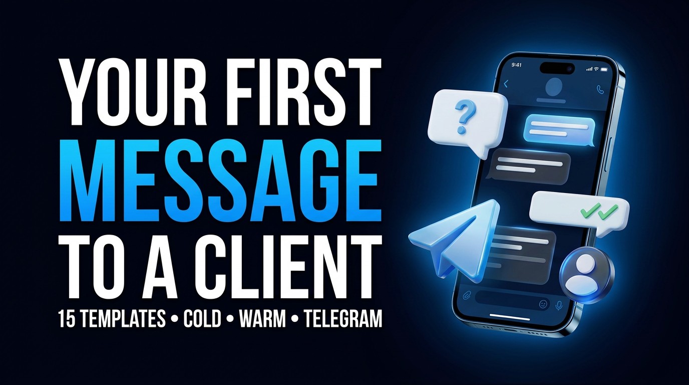 First Client Message: Cold Message Templates for Telegram
