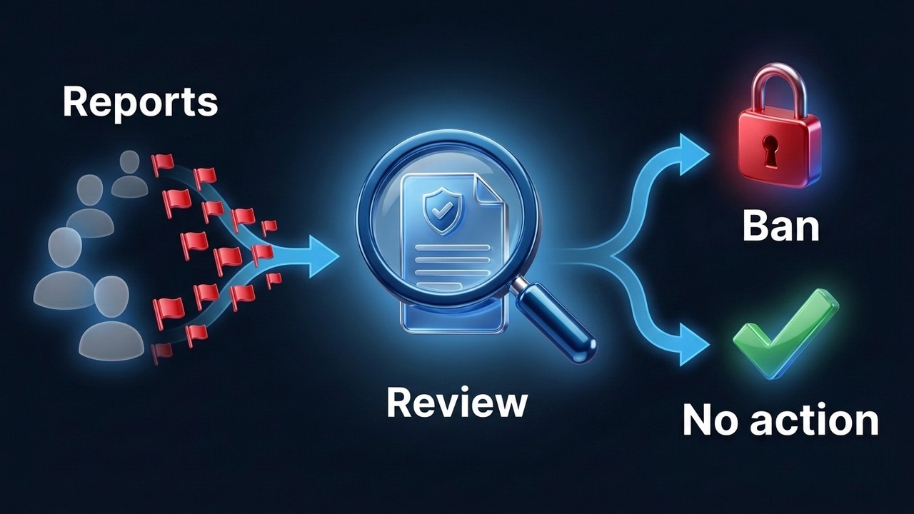 How a Telegram mass report works: reports, moderation review and the outcome