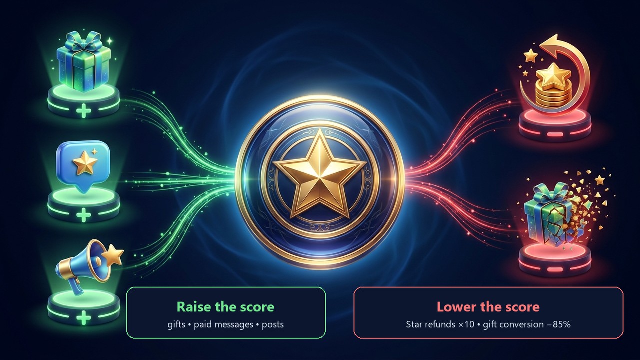 How the Telegram rating is calculated: what adds and what removes points
