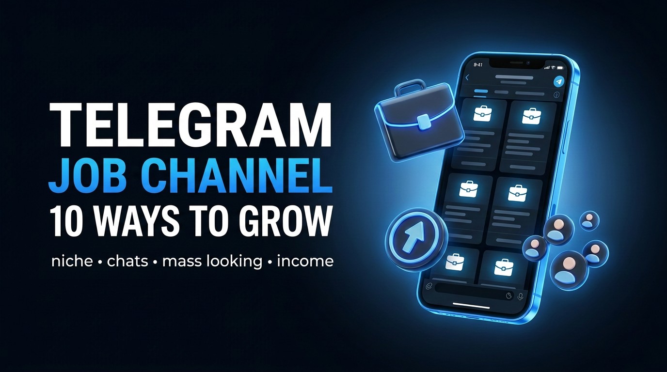How to Grow a Telegram Job Channel: 10 Ways and Earning from Employers