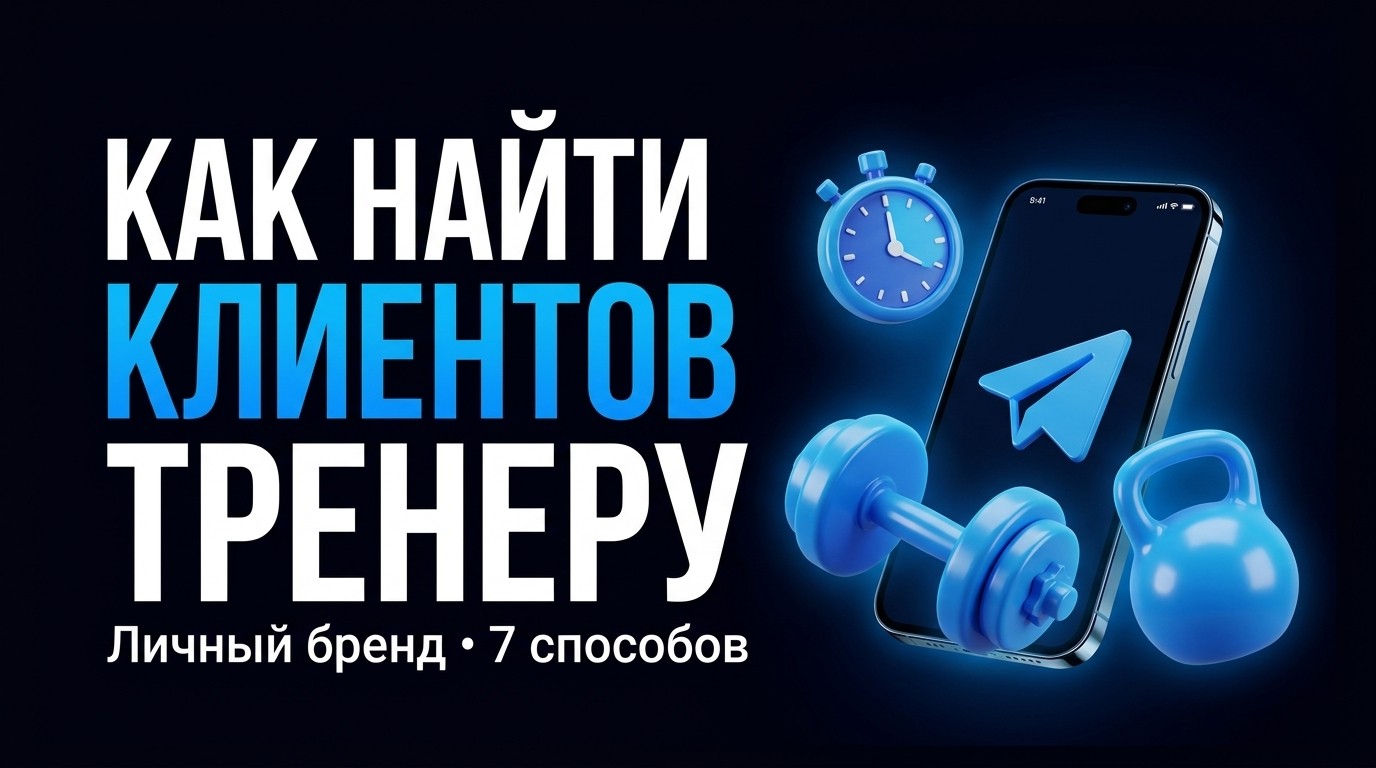 Как найти клиентов тренеру: личный бренд и 7 способов продвижения