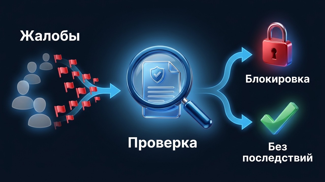 Как работает снос тг: жалобы, проверка модерации и последствия для аккаунта