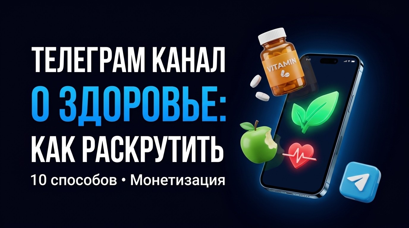 Как раскрутить Телеграм канал о здоровье: 10 способов и монетизация