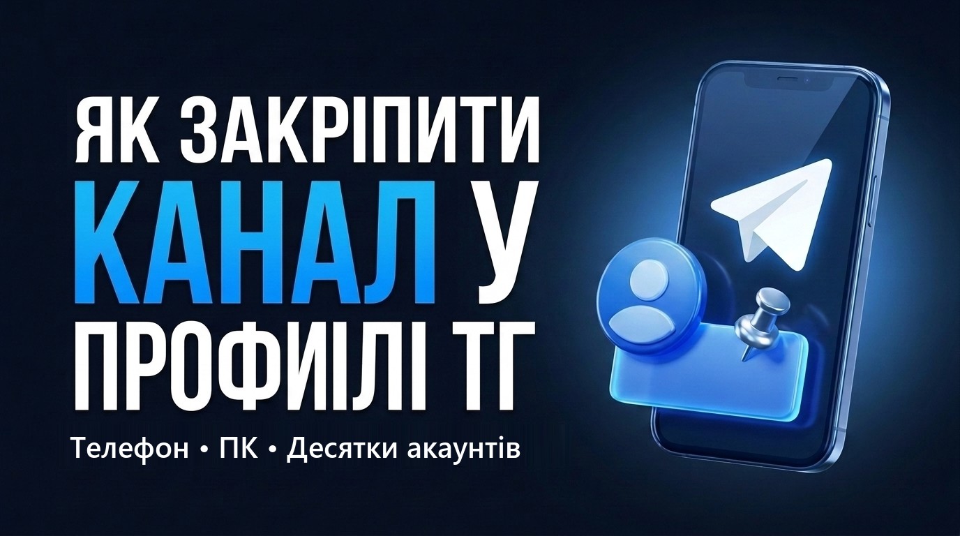 Канал у профілі тг: як додати й закріпити на телефоні та ПК
