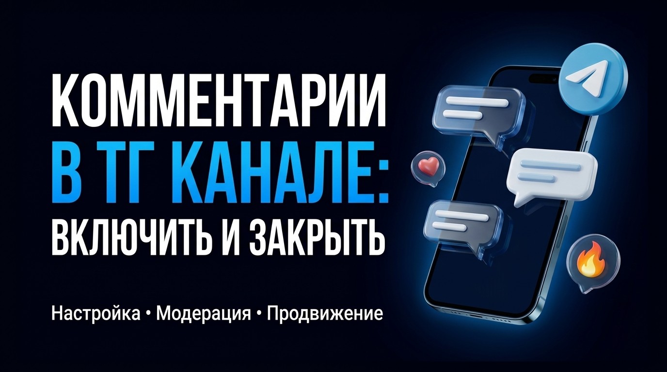 Комментарии в тг канале: как включить, закрыть и использовать для продвижения