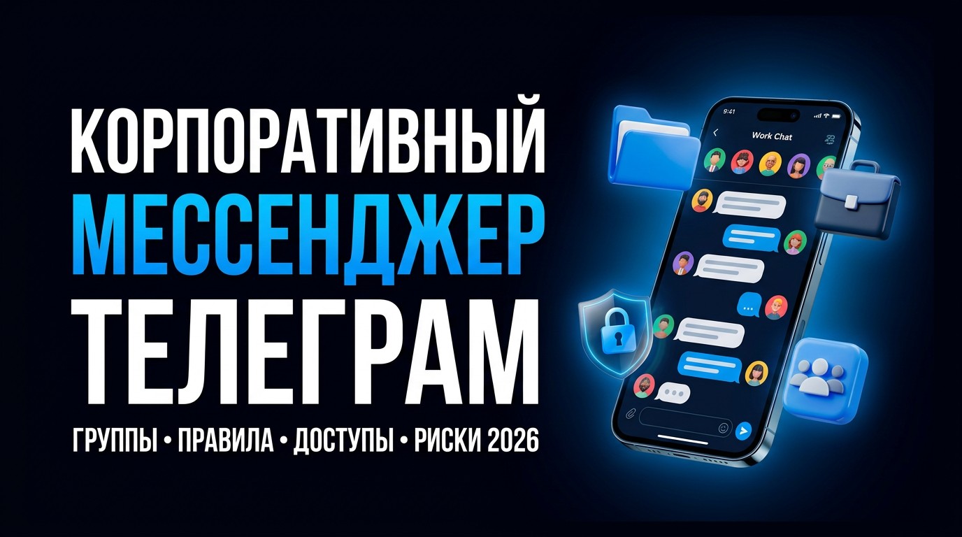 Корпоративный мессенджер Телеграм: как организовать работу команды в 2026 году