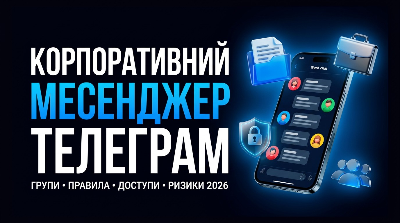Корпоративний месенджер Телеграм: як організувати роботу команди у 2026 році