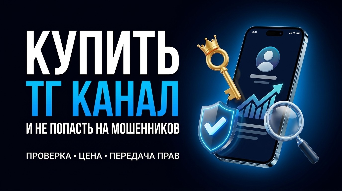 Как купить тг канал и не попасть на мошенников