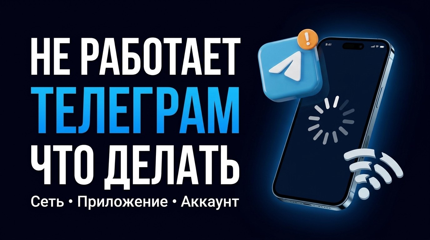 Не работает телеграм: почему так бывает и что делать