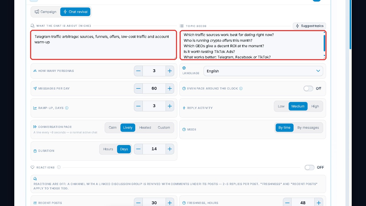GramGPT Neuro Shilling: chat revival on the topic of traffic arbitrage