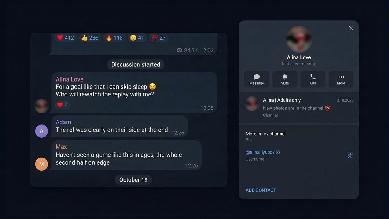 Neurocommenting in practice: a comment under a football post and a profile with a channel