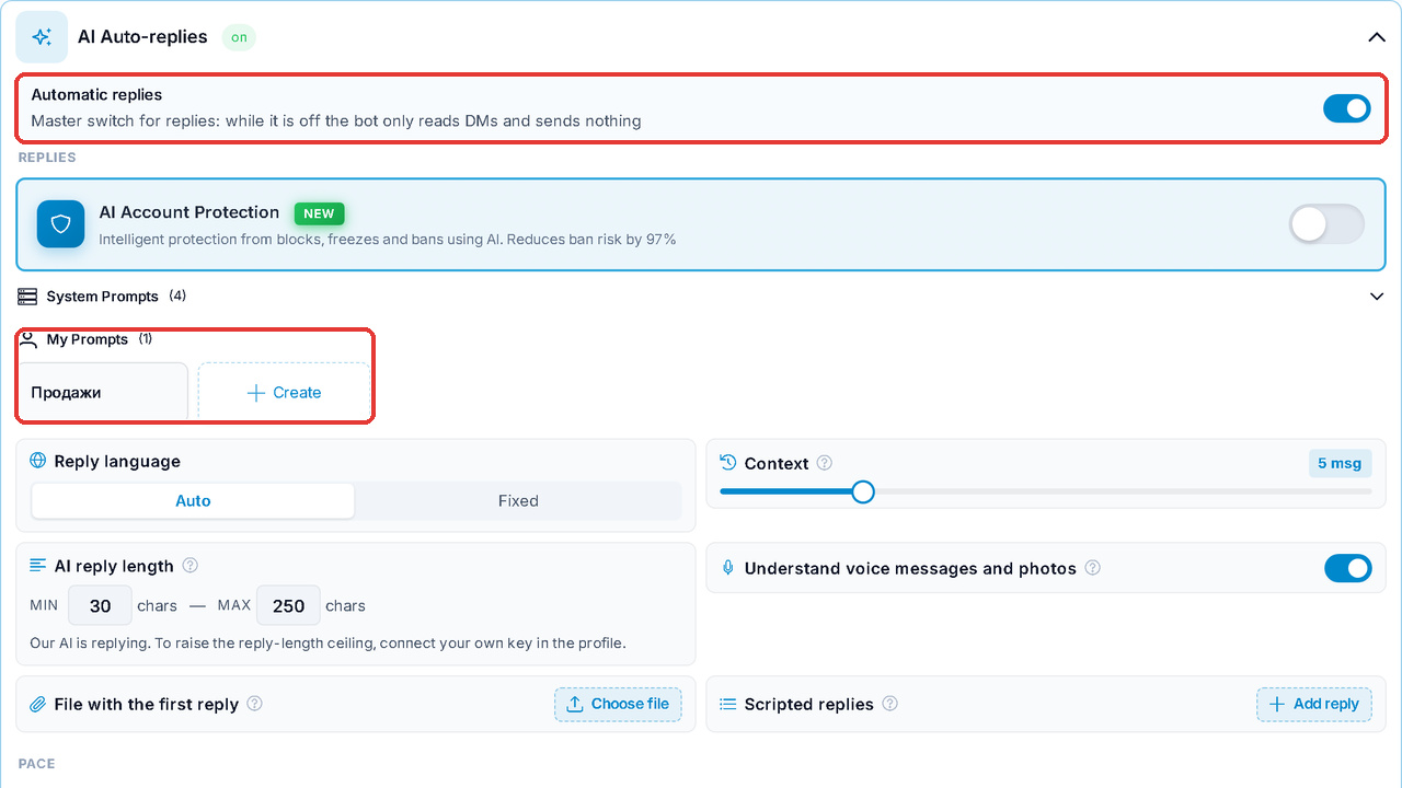 GramGPT NeuroDialogs: AI replies to clients in private chats beyond Telegram Business templates