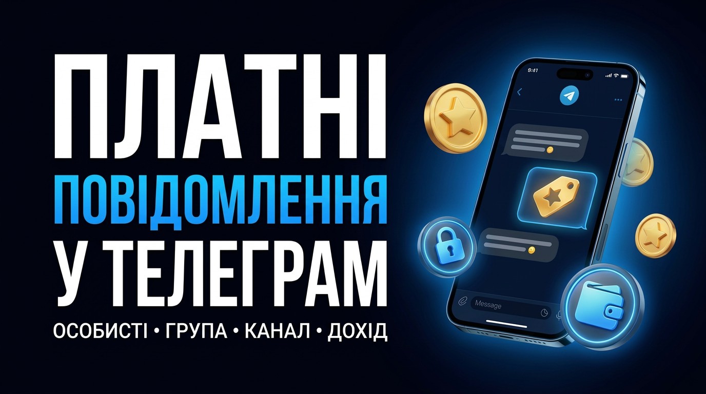 Платні повідомлення телеграм: як увімкнути, повернути зірки і заробити