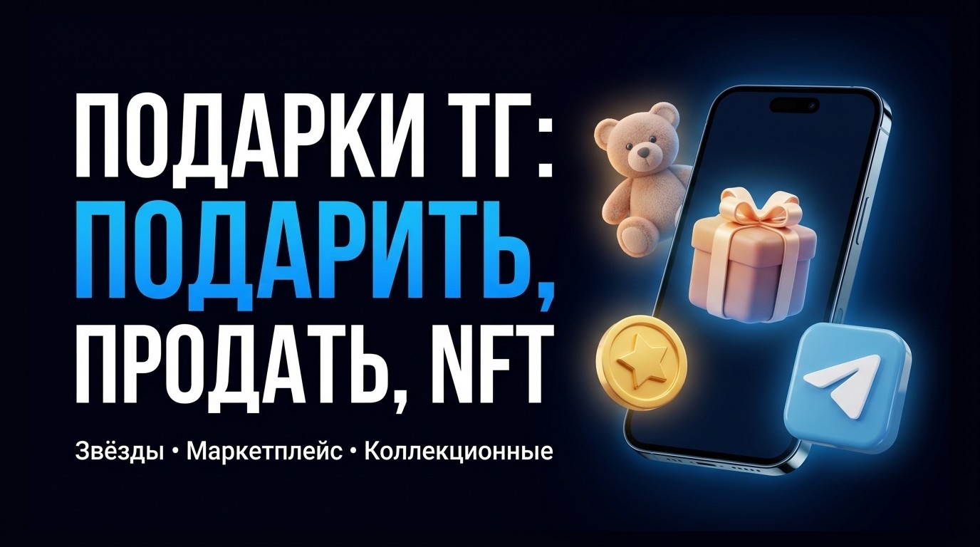 Подарки в Телеграм: как подарить, продать и сделать NFT