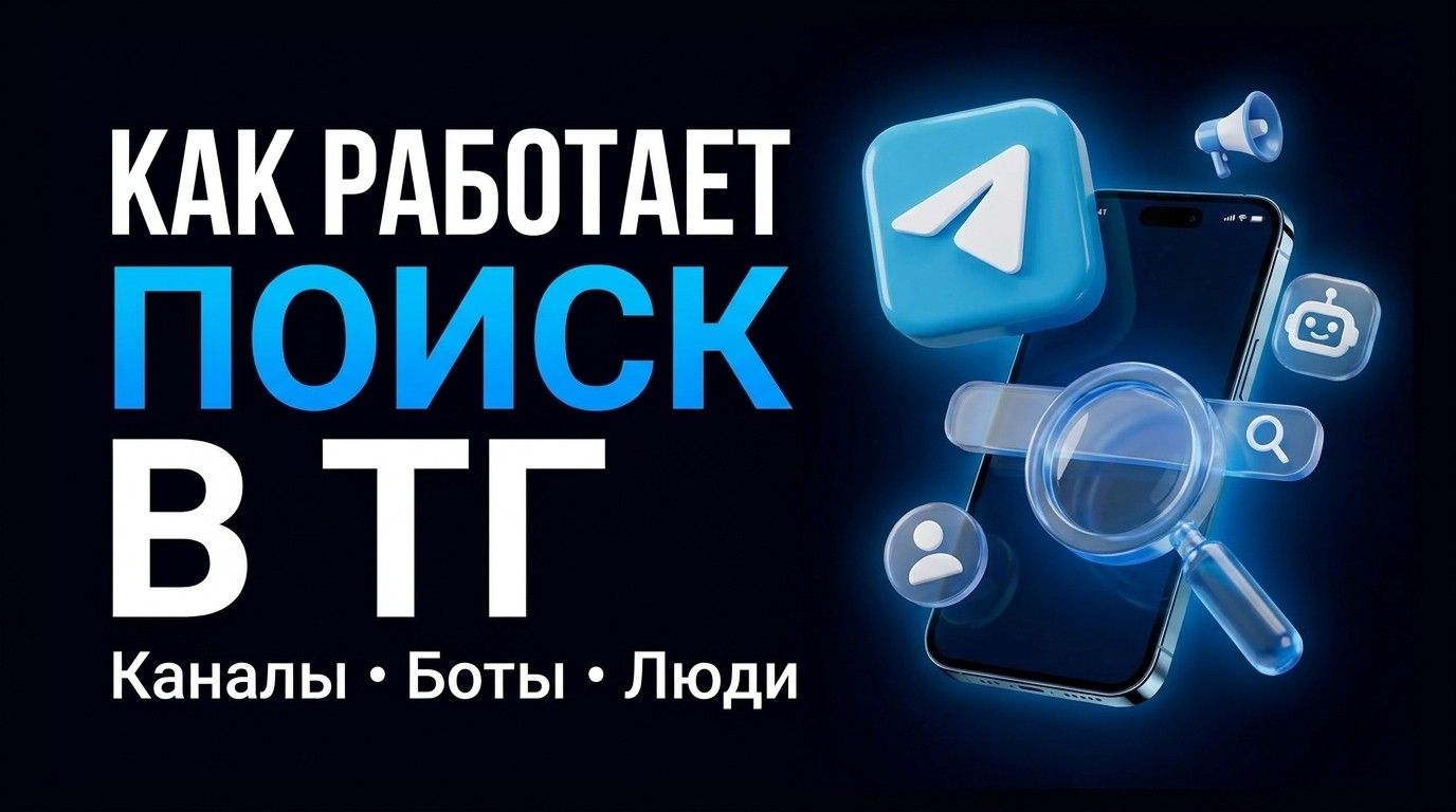 Поиск в тг: как найти канал, бота или человека в Телеграм