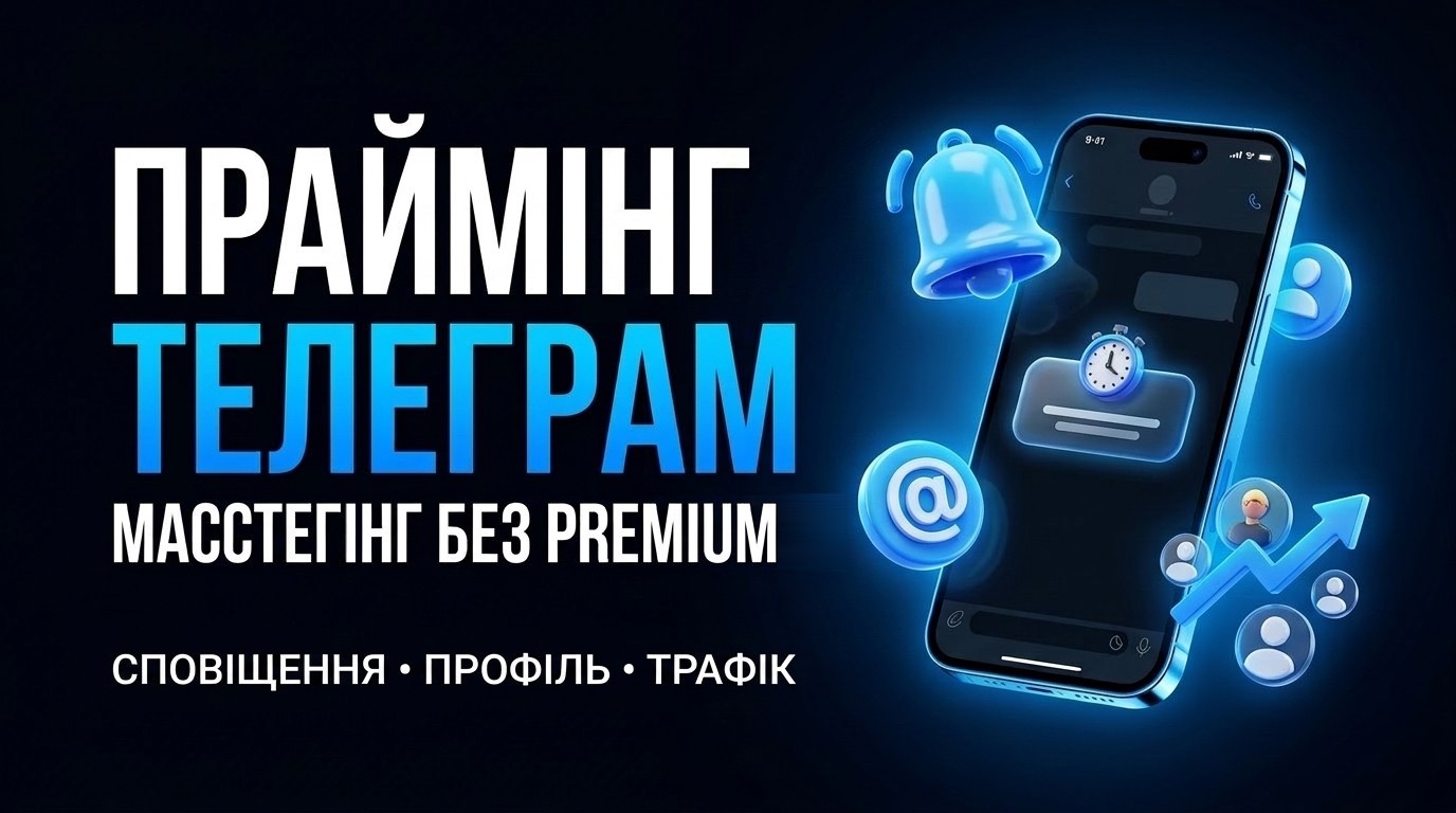 Праймінг Телеграм: як залучати трафік через масстегінг