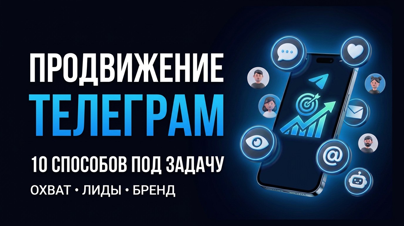 Продвижение тг: какой способ выбрать под свою задачу