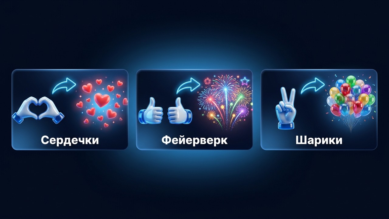 Реакции в кружках тг на айфоне: жесты и эффекты iOS