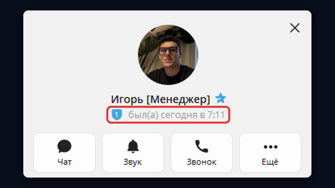 Рейтинг в тг в профиле: плашка с уровнем под именем пользователя