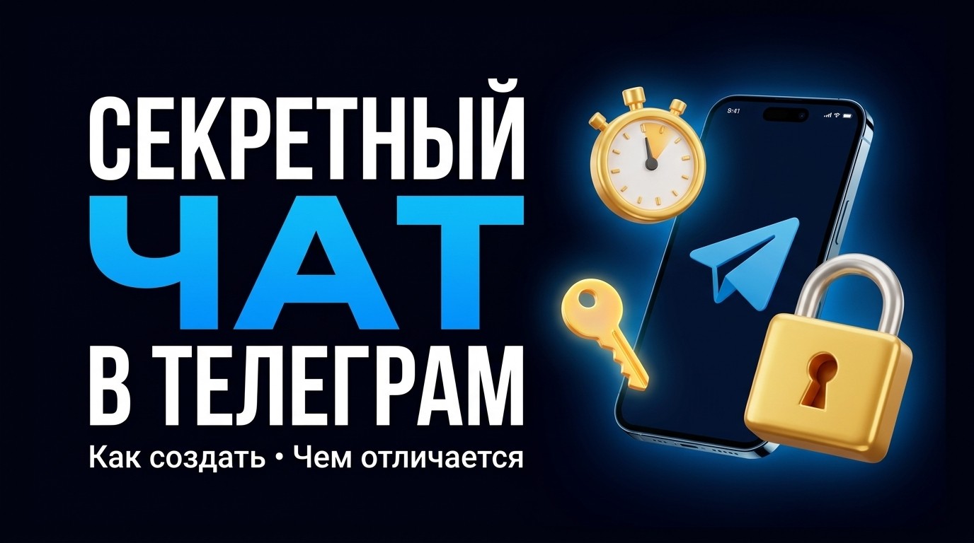 Секретный чат в Телеграм: как создать и чем отличается