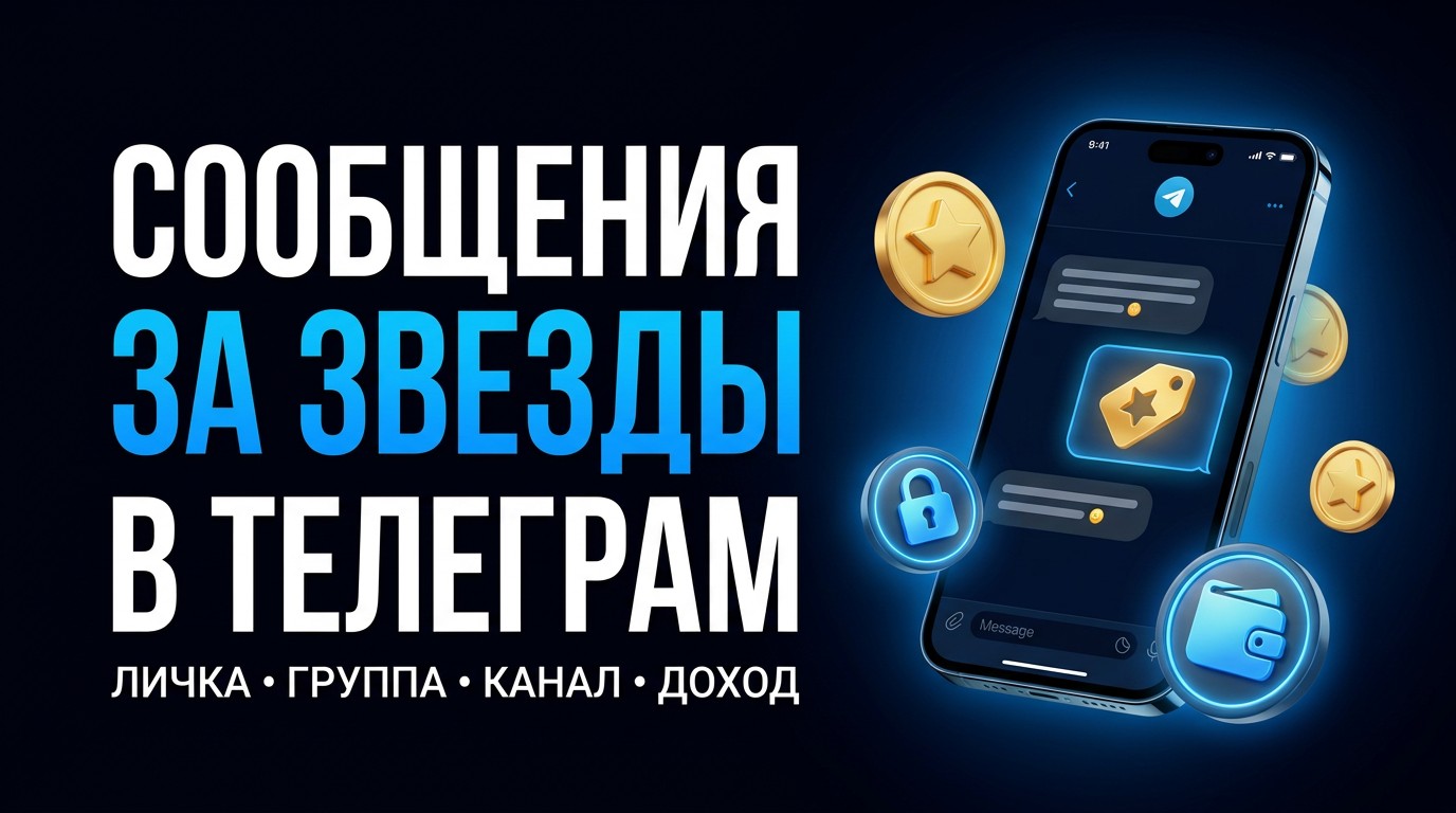 Сообщения за звезды в Телеграм: как включить, вернуть звёзды и заработать