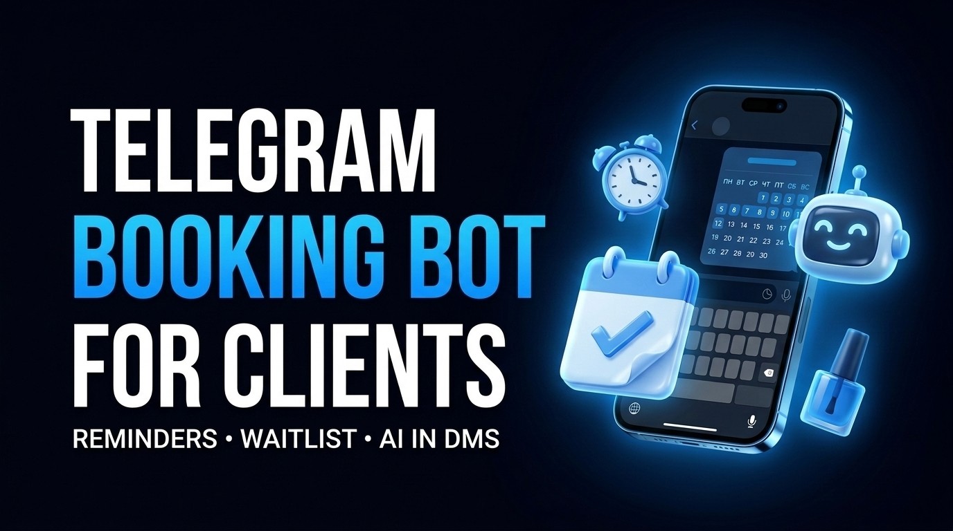 Telegram Booking Bot: How to Set Up Client Bookings