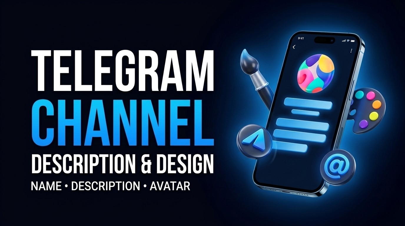 Telegram Channel Description, Name and Avatar: How to Design Your Channel