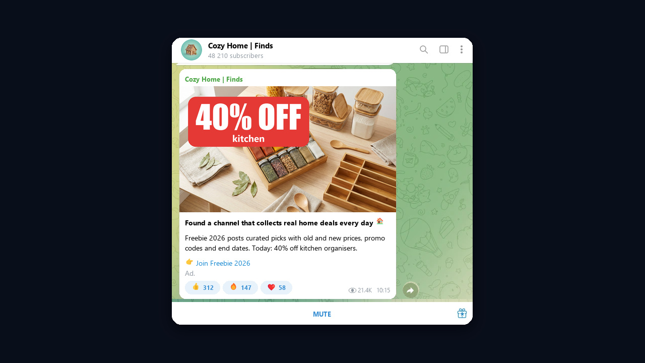 Paid shoutout for a discount channel in a related deals channel