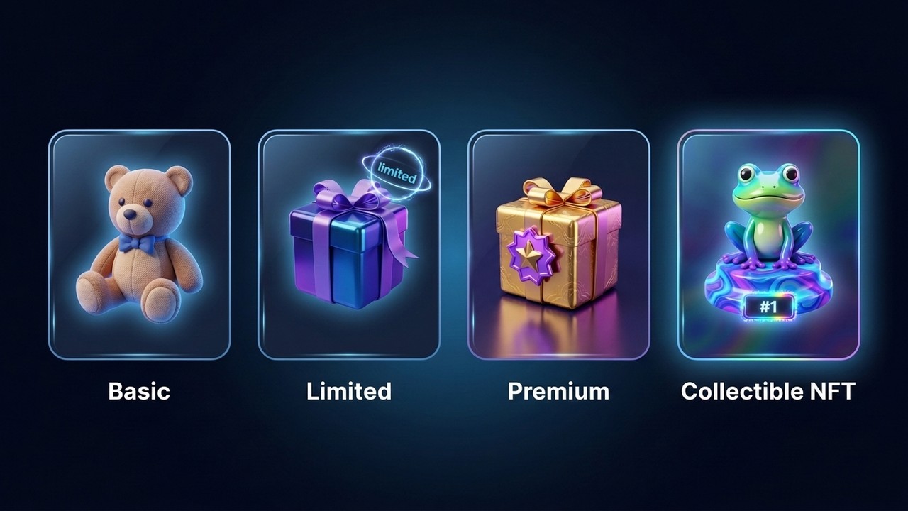 Telegram gifts: basic, limited, Premium and collectible NFT