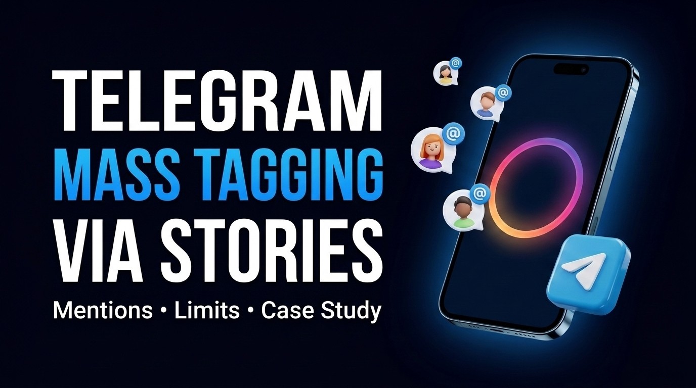 Telegram Mass Tagging: How to Get Subscribers Through Story Mentions