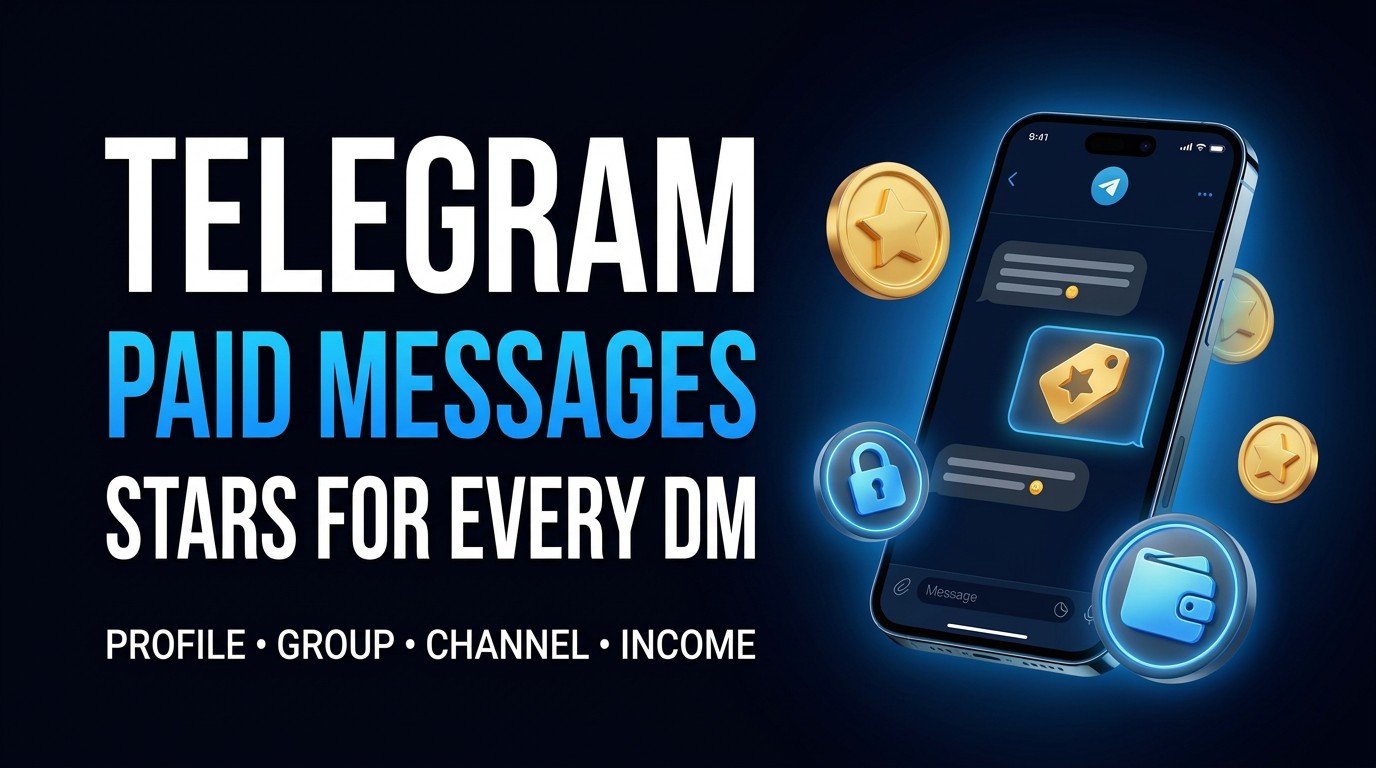 Telegram Paid Messages: How to Charge Stars for DMs and What You Earn