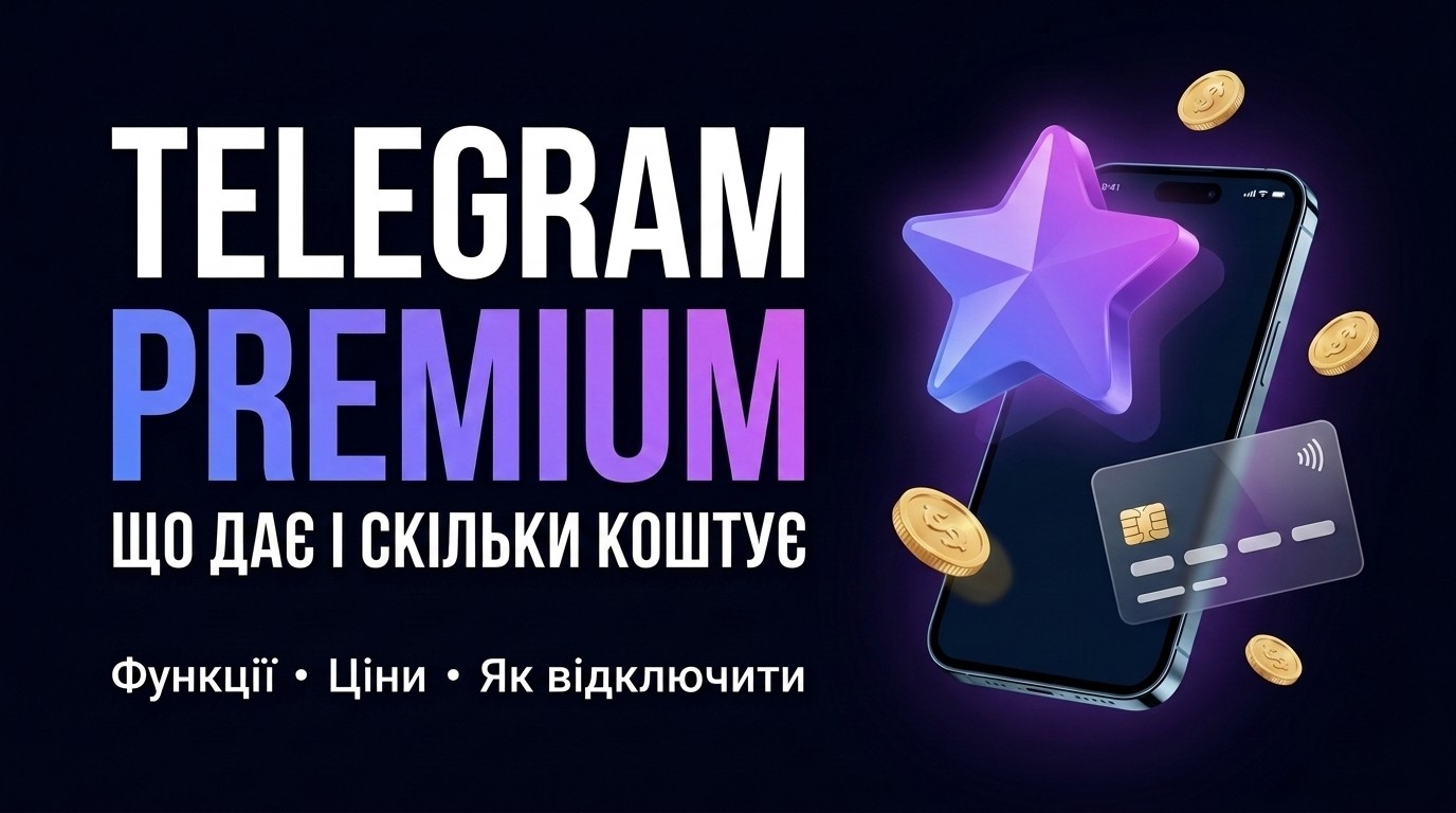 Telegram Premium: що це таке, які функції доступні та чи варто підключати передплату