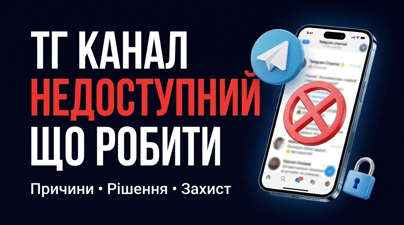Тг канал недоступний: чому так буває і що робити