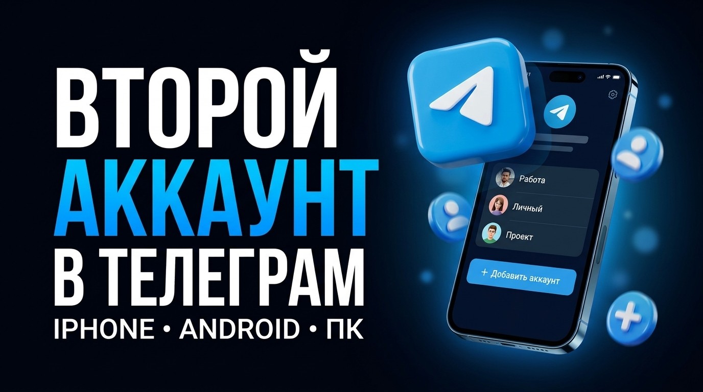 Второй аккаунт в ТГ: как добавить несколько аккаунтов в Телеграм и управлять ими