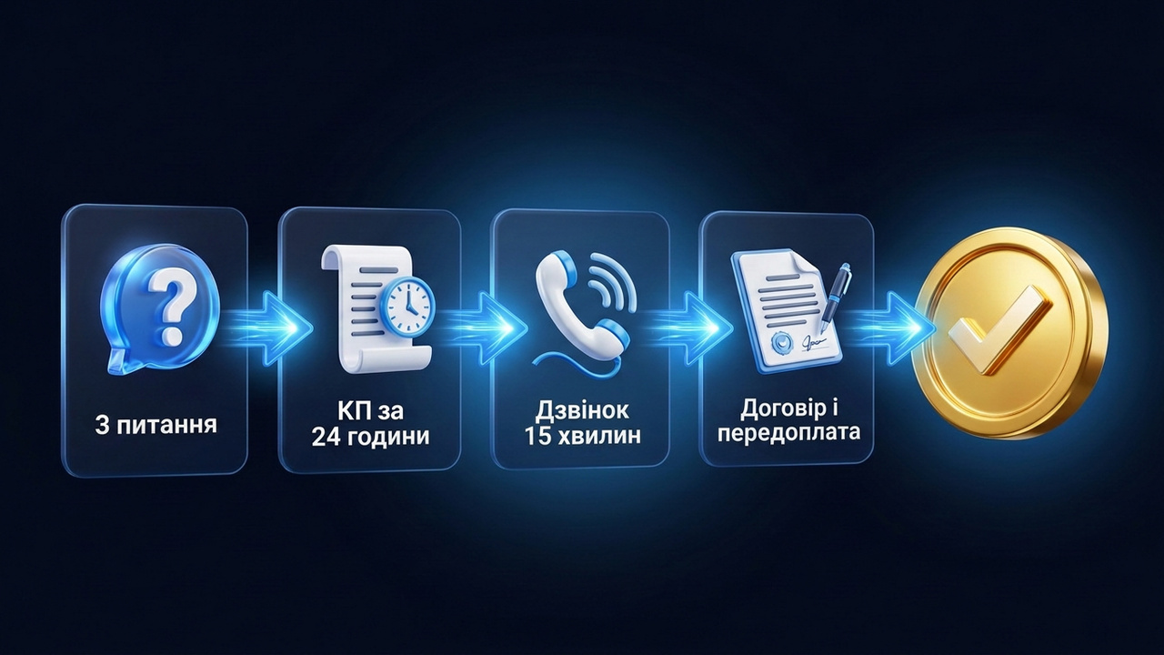 Як продати сайт клієнту: три питання, КП за 24 години, дзвінок і передоплата