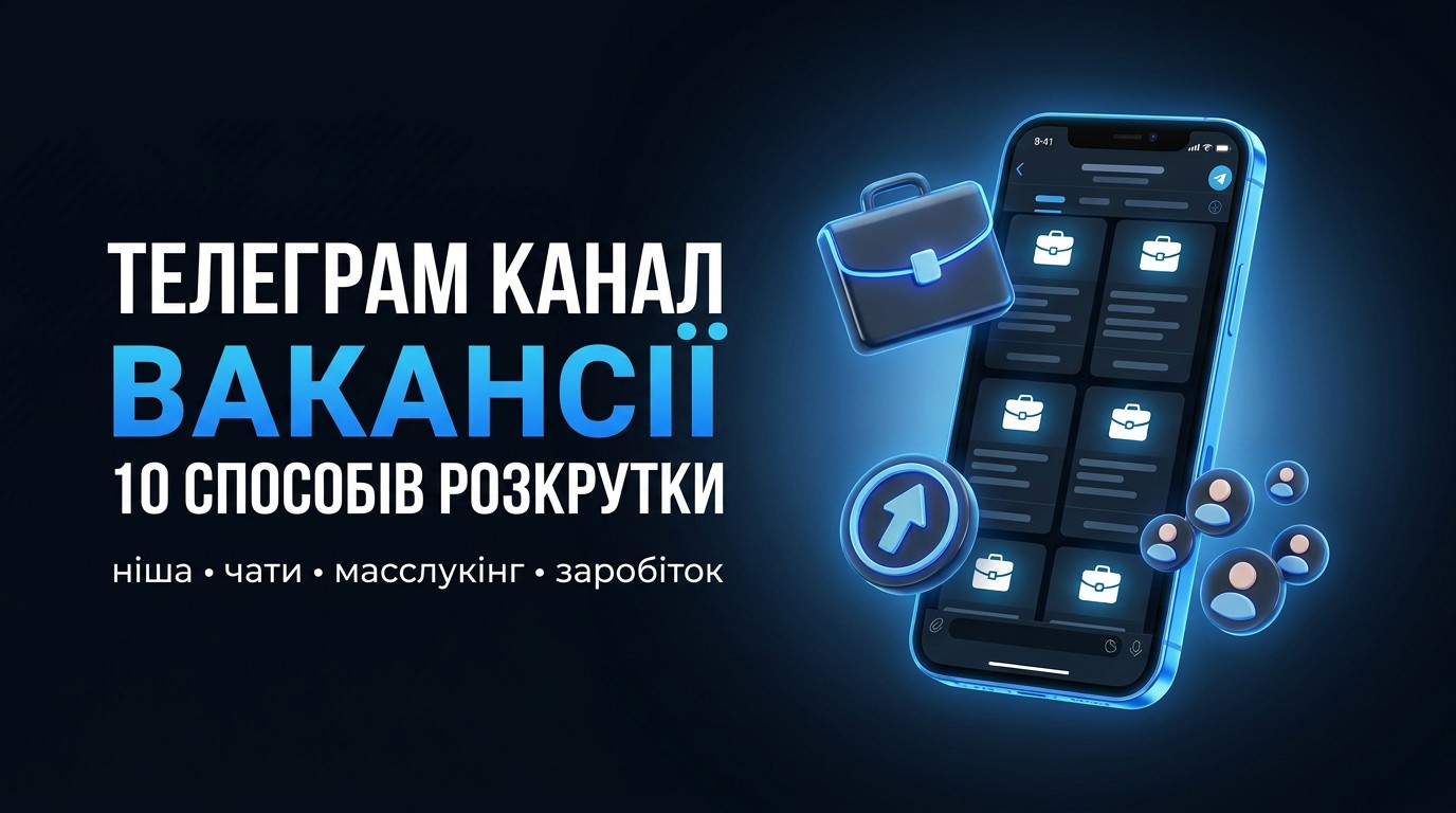 Як розкрутити телеграм канал вакансії: 10 способів і заробіток на роботодавцях