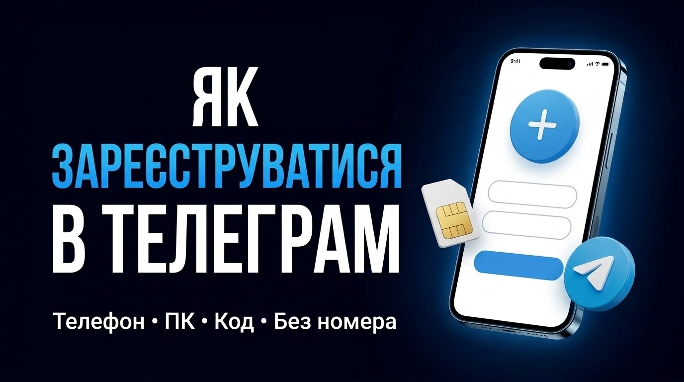 Як зареєструватися в Телеграм і створити акаунт у 2026 році