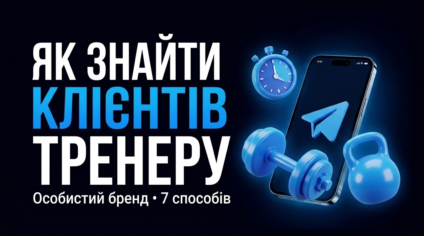 Як знайти клієнтів тренеру: особистий бренд і 7 способів просування