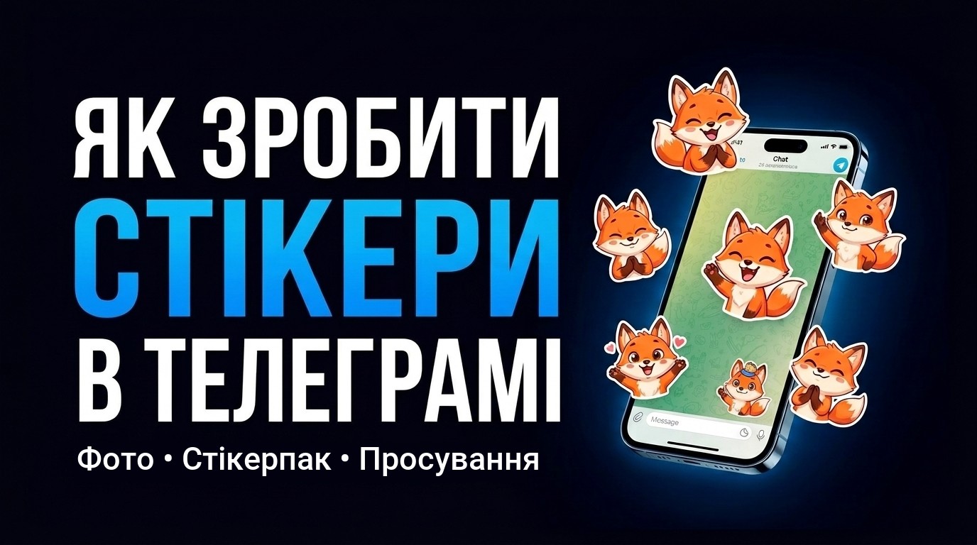 Як зробити стікери в Телеграмі: покрокова інструкція для новачків