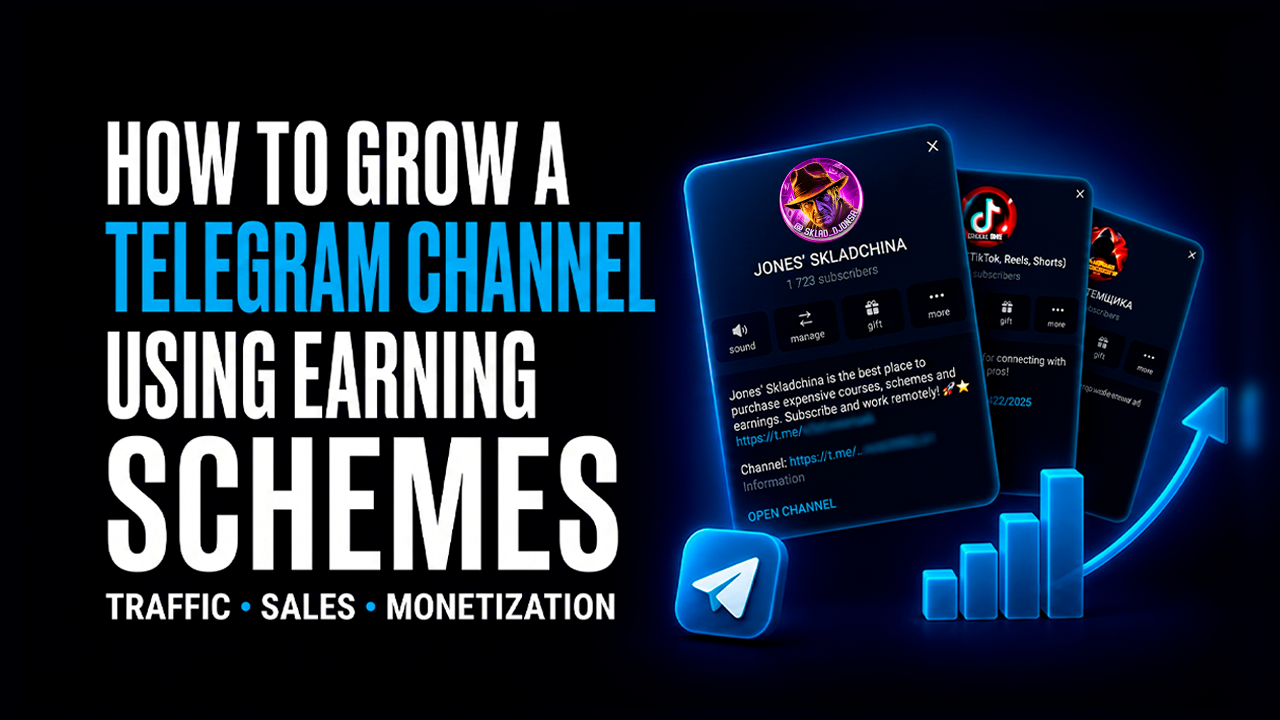 How to Promote a Telegram Channel About Money-Making Schemes and Build Passive Income