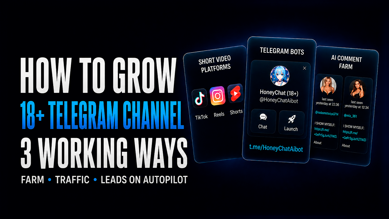 How to Promote an 18+ Telegram Channel: 3 Effective Promotion Methods