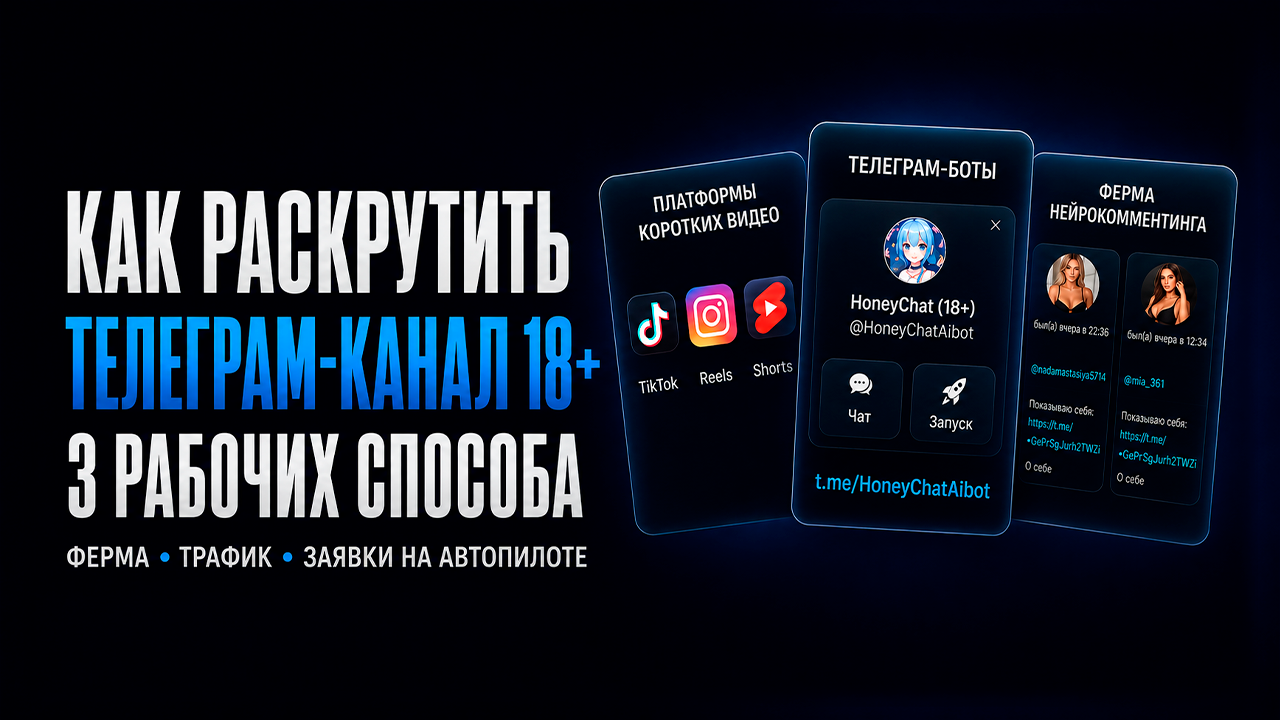 Как раскрутить Телеграм канал 18+: 3 рабочих способа продвижения