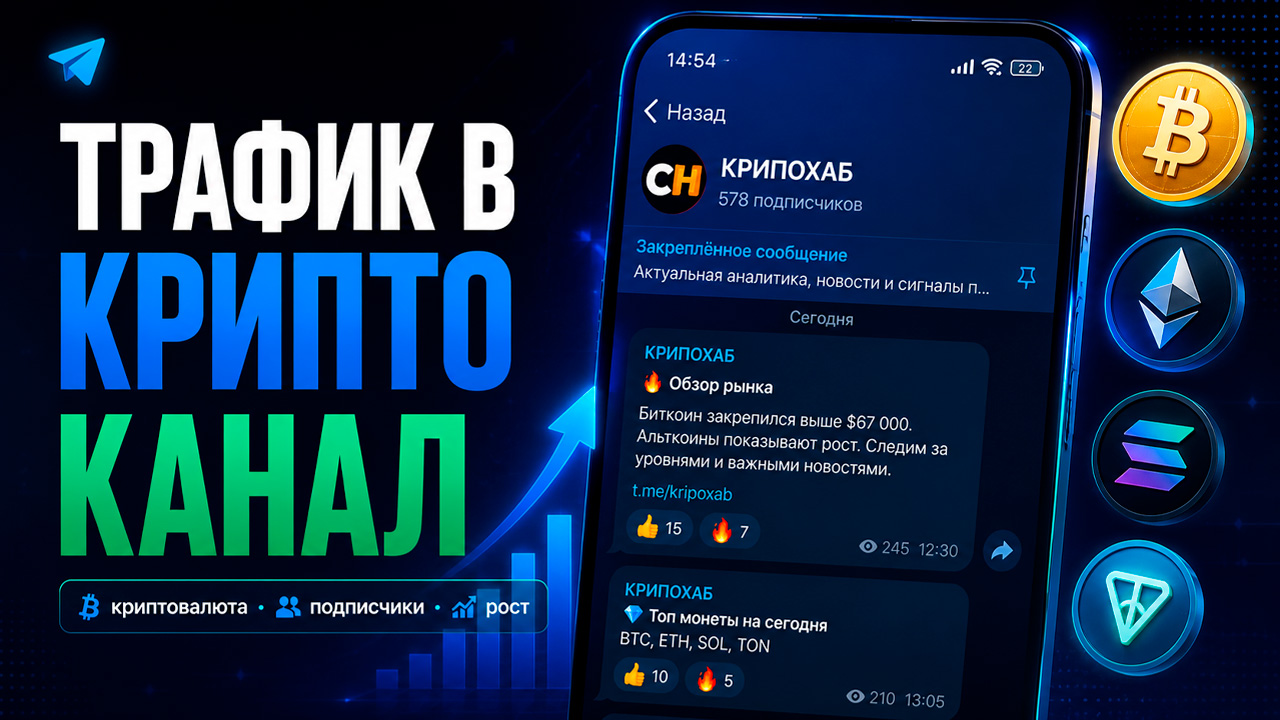 Как раскрутить Телеграм канал по криптовалюте через Нейрочаттинг