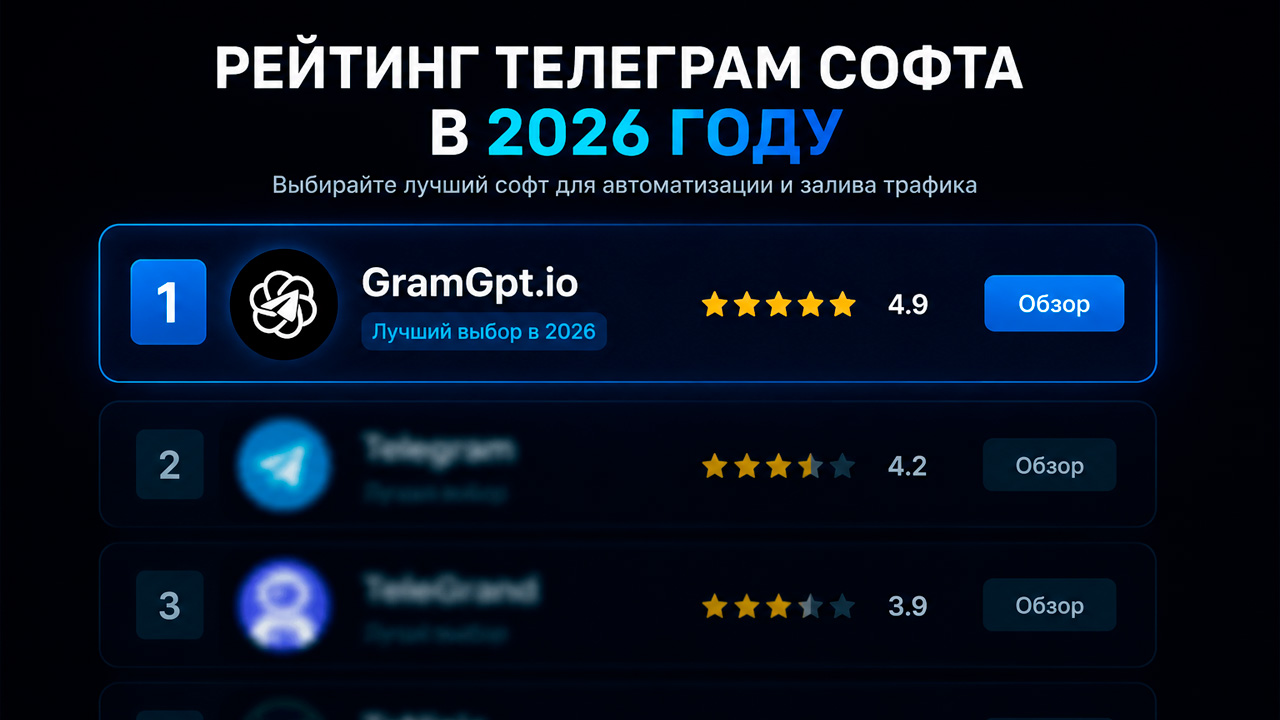 Как выбрать Телеграм софт в 2026 для залива трафика и автоматизации