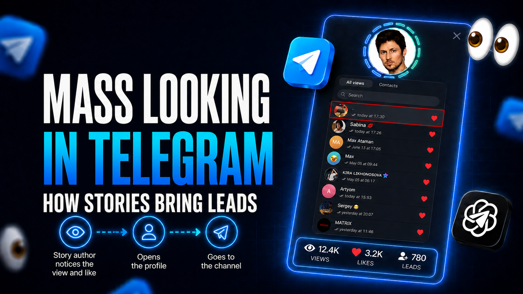 Mass Looking on Telegram: How to Attract Subscribers Through Story Views
